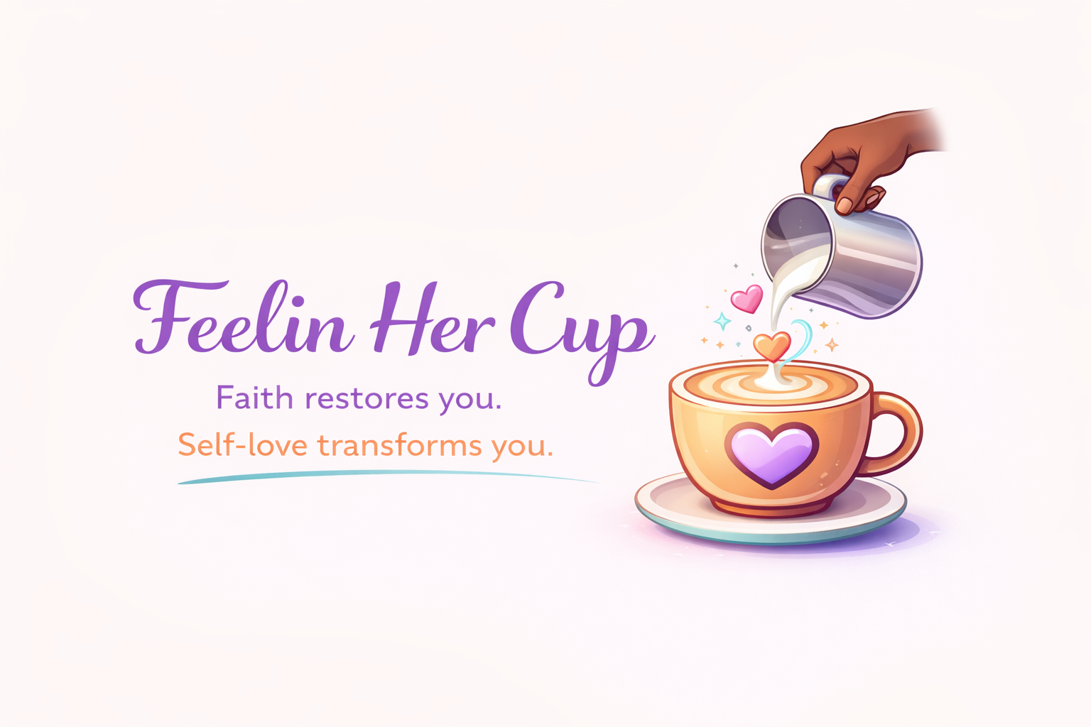 Feelin Her Cup - Faith restores you. Self-love transforms you.